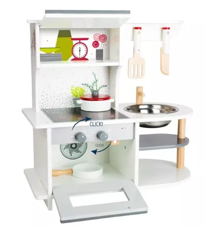 Small Foot Кухня за игра, дървена, 45 х 22 х 42 cm