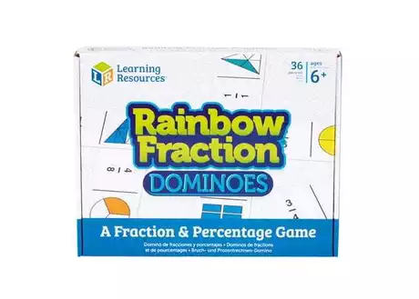 Домино с дроби, Learning Resources, LSP 2503-UK