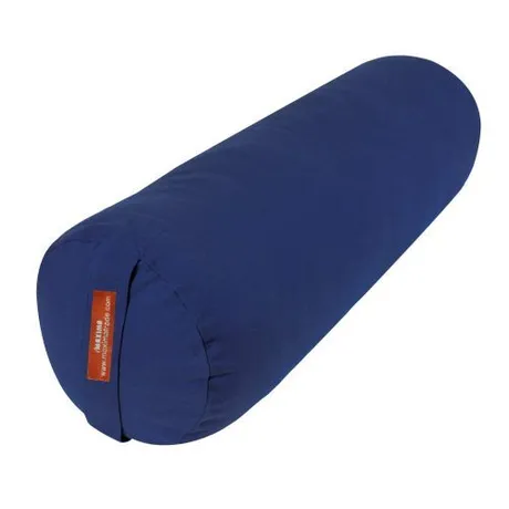 Йога болстер цилиндричен (възглавница, зафу) MAXIMA, 71x25x25 см, Син