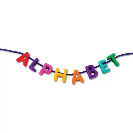 Азбука за нанизване главни букви,Learning resources,LER 6401