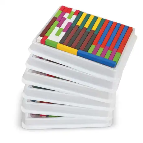 Комплект цветни дървени пръчици + сортери 44 бр.,Learning Resources,LER 7503