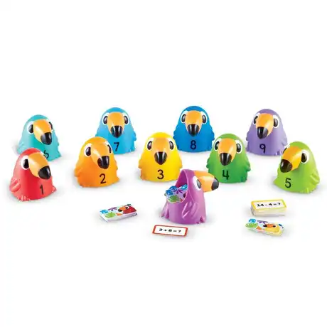 Комплект за сортиране тукани 10 бр.,Learning Resources,LER 5458