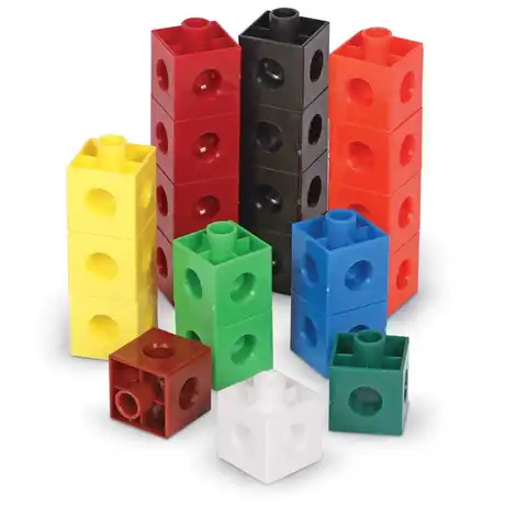 Образователни цветни кубчета 500 бр.,Learning Resources,LER 7585