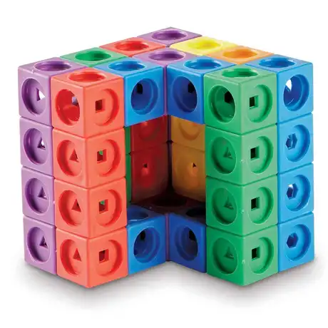 Цветни кубчета за свързване, Learning Resources,LER 9294