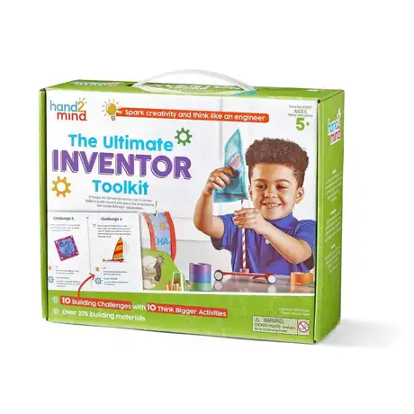 Конструктор STEM hand2mind, за изобретяване, 280 части, (5+), 93537