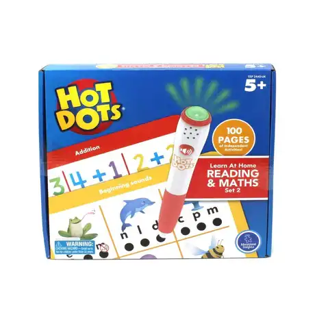 Hot Dots® Научете у дома Четене и математика Комплект 2