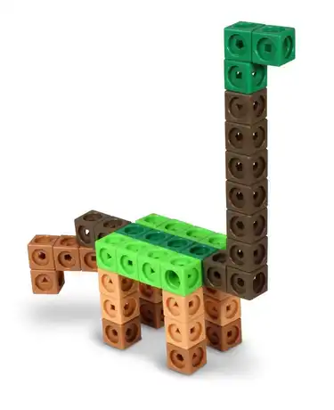 MathLink® Cubes Комплект за ранни математически дейности - Dino Time