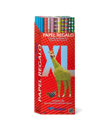 Fabriano Опаковъчна хартия Ribbed Craft XL, 50 g/m2, 1 х 2 m, асорти
