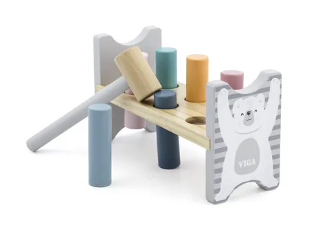 Дървена игра с чукче PolarB от Viga toys