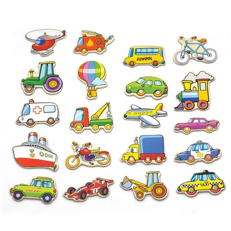 Магнитни автомобили 20 броя от Viga toys