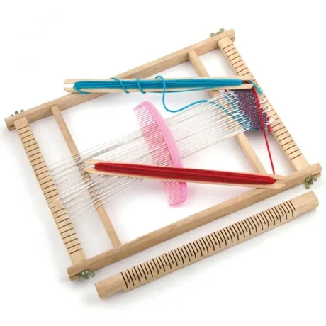 Детски дървен тъкачен стан - дървена играчка