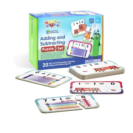 Набор от пъзели за събиране и изваждане на числа от Learning Resources, HM95402-UK