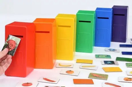 Игра за сортиране - Цветове, 66 части