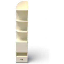  СЕКЦИЯ АЙТОС - ЪГЛОВ МОДУЛ - 45Х45 Н=237СМ.ЛЯВ