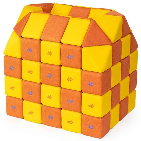 JollyHeap CREATIVE Магнитни кубчета 1625 100 бр. Жълто/оранжево