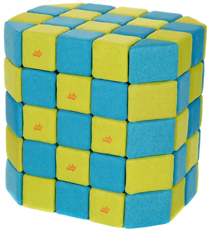 JollyHeap BASIC Магнитни кубчета 1123 100 бр. Зелено / тюркоаз