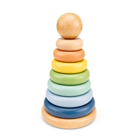 Дървена играчка за нанизване с рингове New classic toys