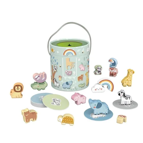 Детска сензорна игра - Животните в гората