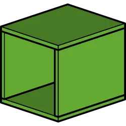 ШКАФ ТЕТРИС 30X35 Н=30СМ КУБ
