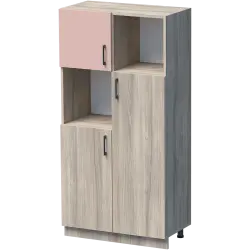 ШКАФ КУБА 80X42 Н=160СМ С 3 ВРАТИ И 2 НИШИ