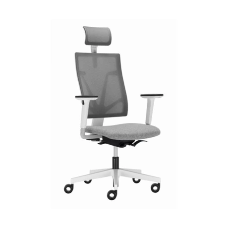 Работен стол 4Me Mesh White HRMA