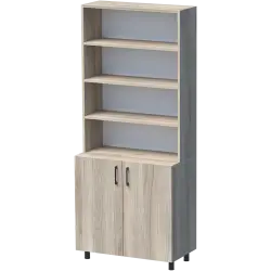 ШКАФ УНИ 80X42 Н=190СМ С ВРАТИ И ПЛИТКИ РАФТОВЕ С КРАКА 