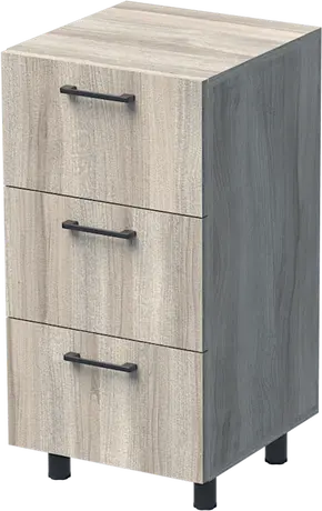 ШКАФ УНИ 40X52 Н=80СМ С 3 ЧЕКМЕДЖЕТА