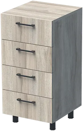 ШКАФ УНИ 40X52 Н=80СМ С 4 ЧЕКМЕДЖЕТА
