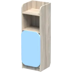 ШКАФ ДЕТСКИ МИЛА 40X40 Н=121СМ С ВРАТА И РАФТ ДЕСЕН