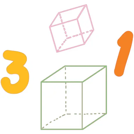 STEM Стикер, Математика и информатика - Математика, комплект D3, 50 cm, стикер 9