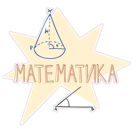 STEM Стикер, Математика и информатика - Математика, комплект D6, 50 cm, стикер 5