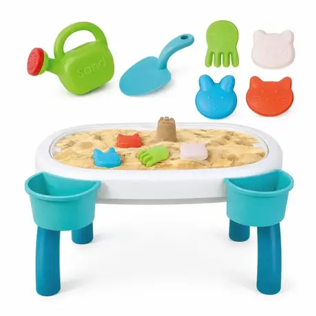 Водна масичка и пясъчник 2 в 1 с аксесоари – игра за вода и пясък на открито Jolly