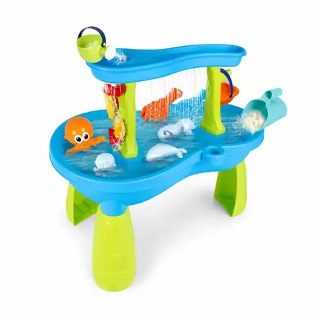 Сензорна водна маса Октопод с 18 аксесоара Jolly – детска маса за игра с вода