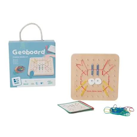 Геоборд – Монтесори игра с ластици от BS Toys