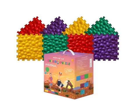 Модулен сензорен килим за игра Ortho Puzzle - Микс Морски камъчета