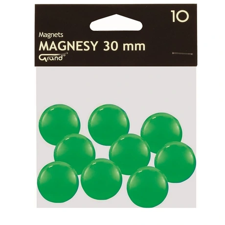 Магнити Grand Ф30 mm 10 бр. Зелен 