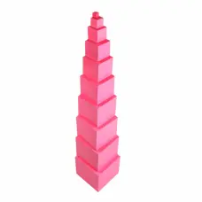 Розова кула на Монтесори, 1-10см