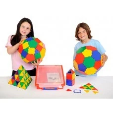Конструктор Polydron (малък размер) - Геометрични фигури (184 части)