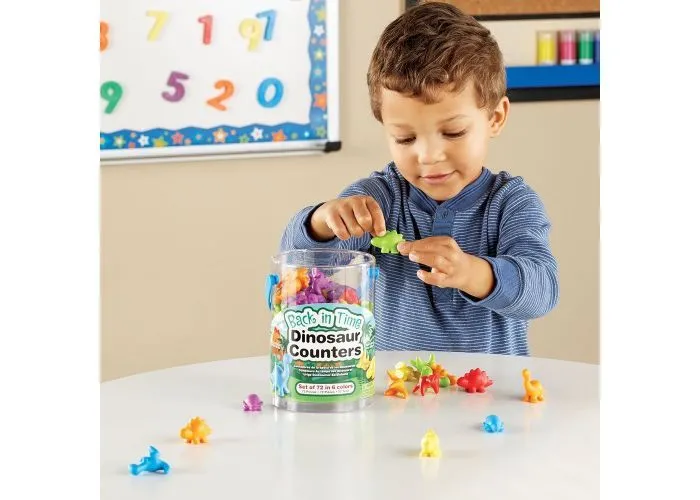 ЖИВОТНИ БРОИЛКИ ДИНОЗАВЪРЧЕТА -72БР , Learning Resources,LER 4481