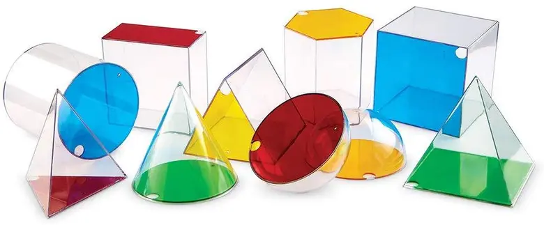 Гигантски геометрични форми 10 части, Learning Resources, LER 3208