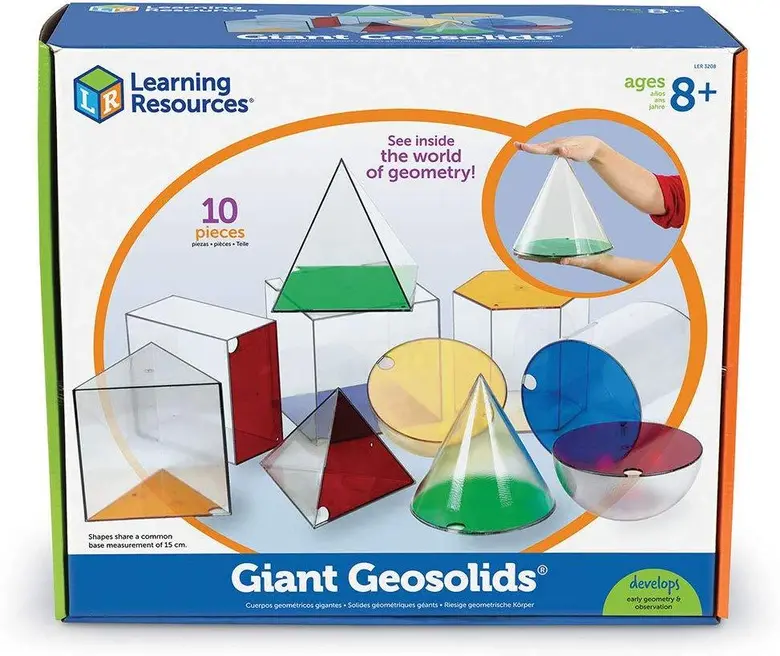 Гигантски геометрични форми 10 части, Learning Resources, LER 3208