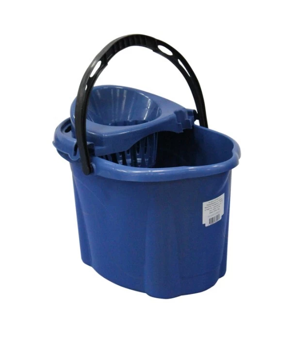 Planet Кофа, овална, с изстисквач, 12 L, синя
