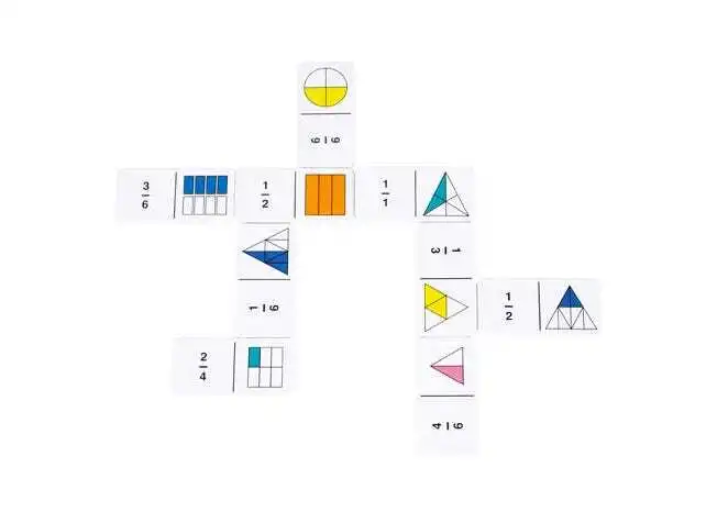 Домино с дроби, Learning Resources, LSP 2503-UK