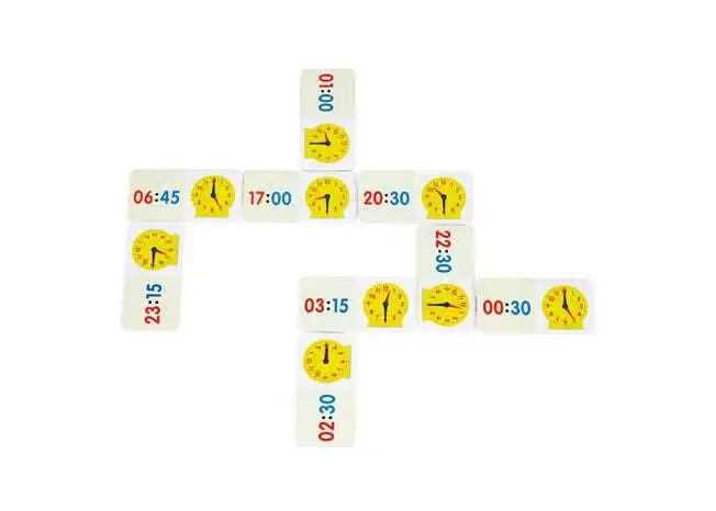 Домино "Аз уча часовника", Learning Resources, LSP 2528-UK