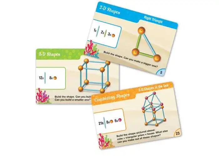Потопете се във формите! Геометричен конструктор, Learning resources LER 1773