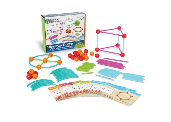 Потопете се във формите! Геометричен конструктор, Learning resources LER 1773