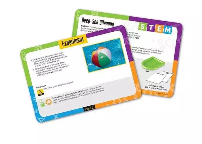 Learning Resources Комплект Stem - Потъва или плава, пластмасов, 32 части