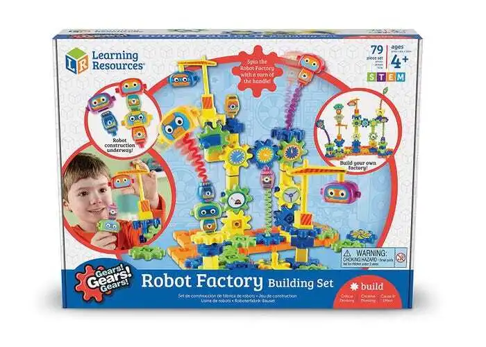 Gears! Gears! Gears! Комплект за изграждане на цветна градина, Learning resources LER 9225 