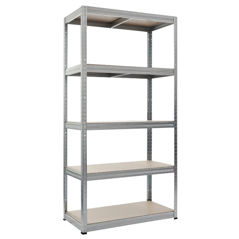 Метален стелаж STAR 180x90x45 см, до 350 на рафт - цинк