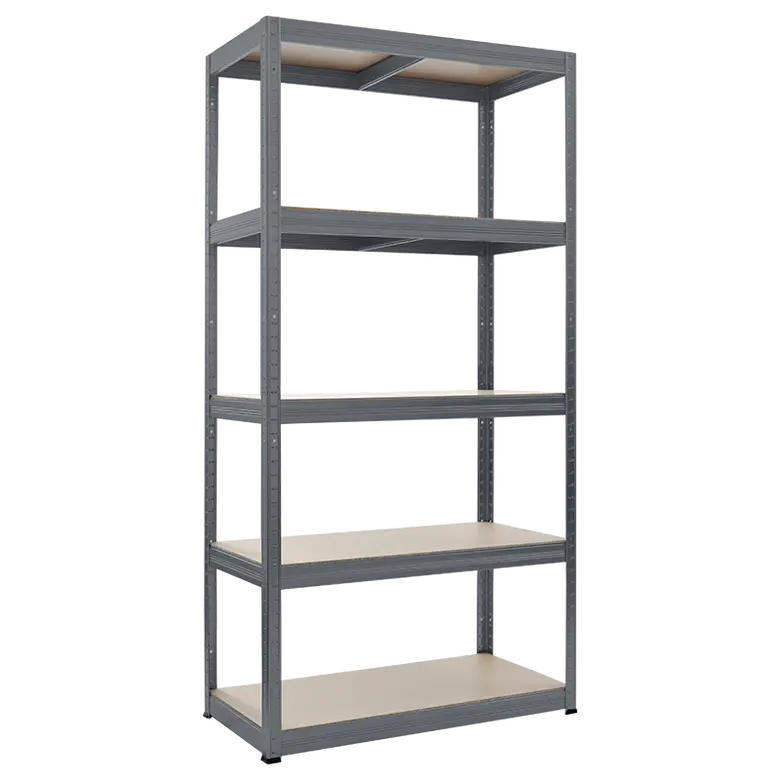 Метален стелаж STAR 180x90x45 см, до 350 кг на рафт - сив